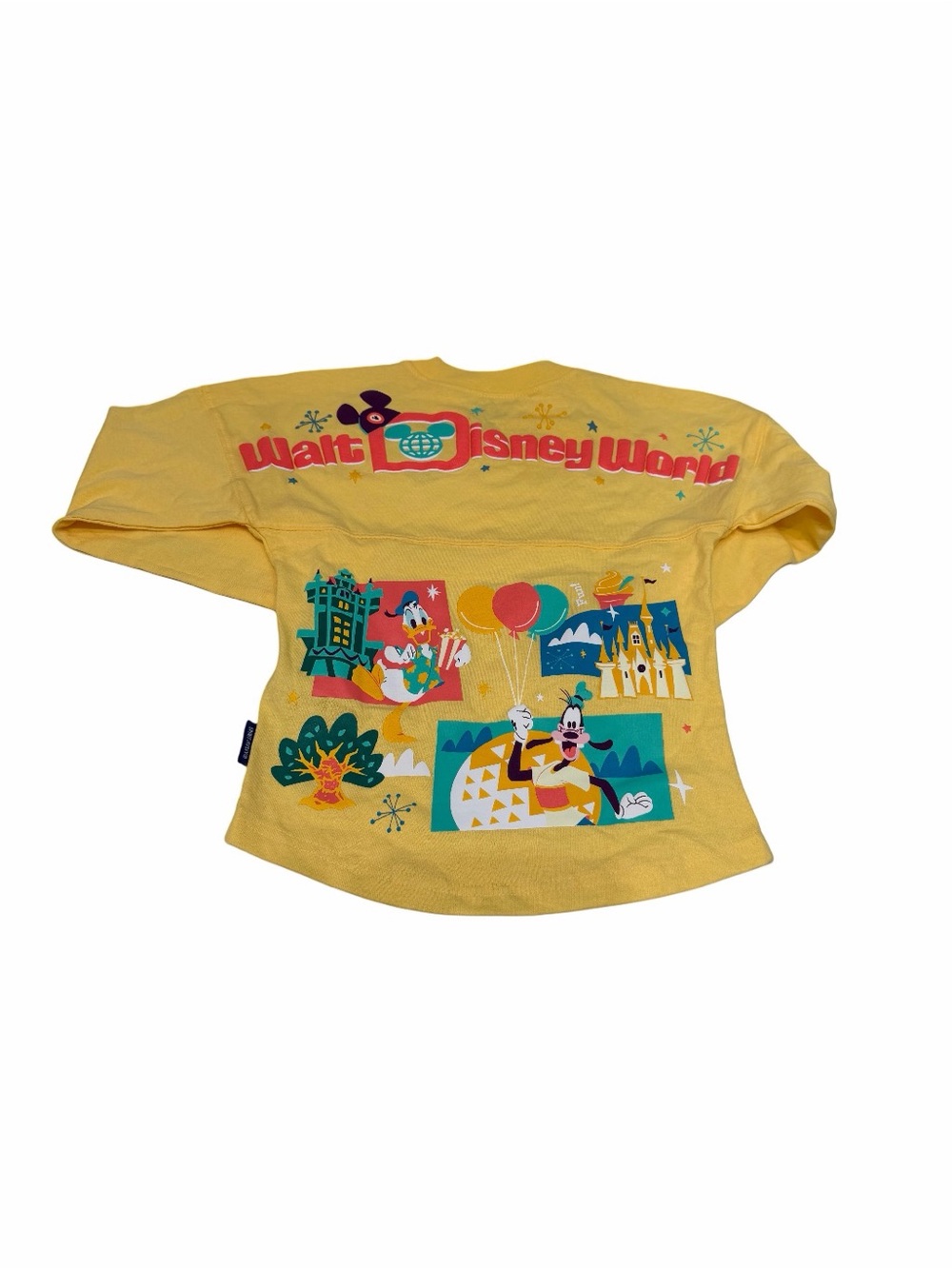 Walt Disney World Play In The Park Spirit Jersey Kids XS 4 Donald Goofy Cast